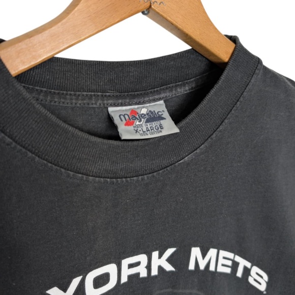 Men's vintage majestic METS tee - Picture 2 of 3